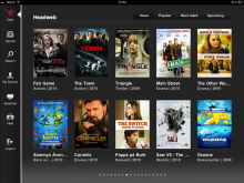 Headweb på iPad