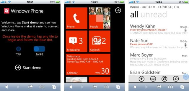 Windows Phone-demo
