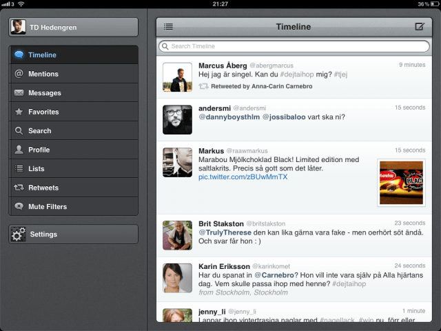 Tweetbot till iPad