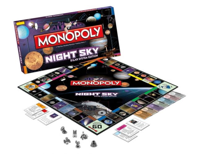 Monopoly Night Sky Solar System Edition